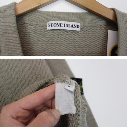 Vintage 80s Stone Island Wool Jumper M/L
