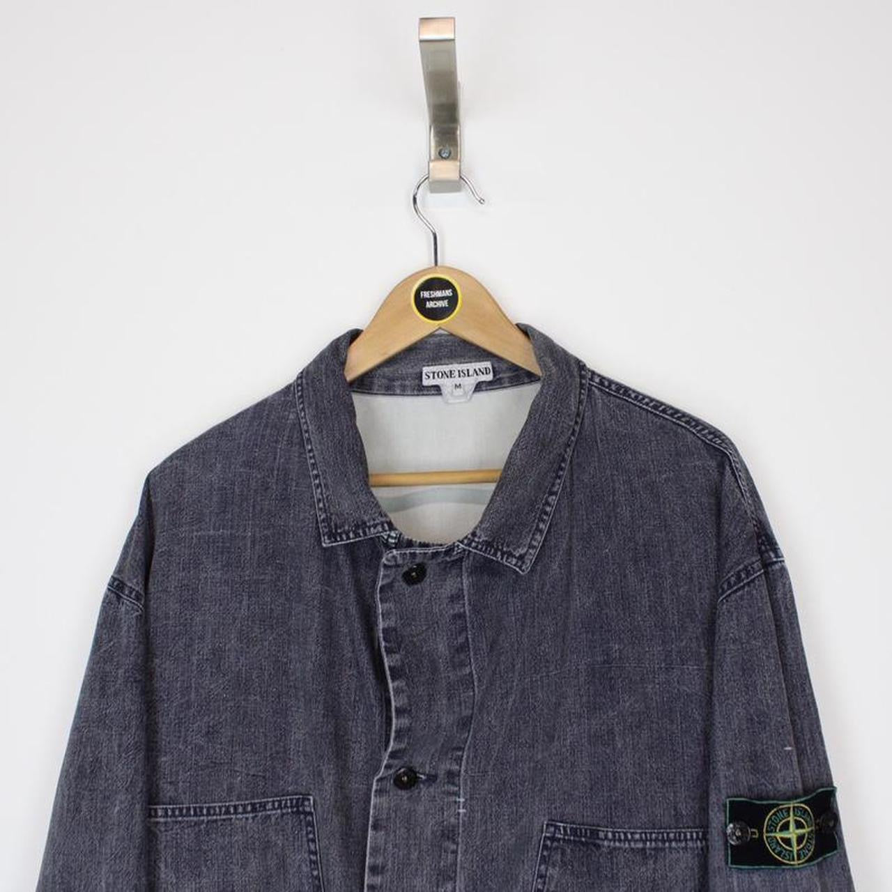 Vintage Stone Island AW 1986 Denim Carpenter Jacket Medium