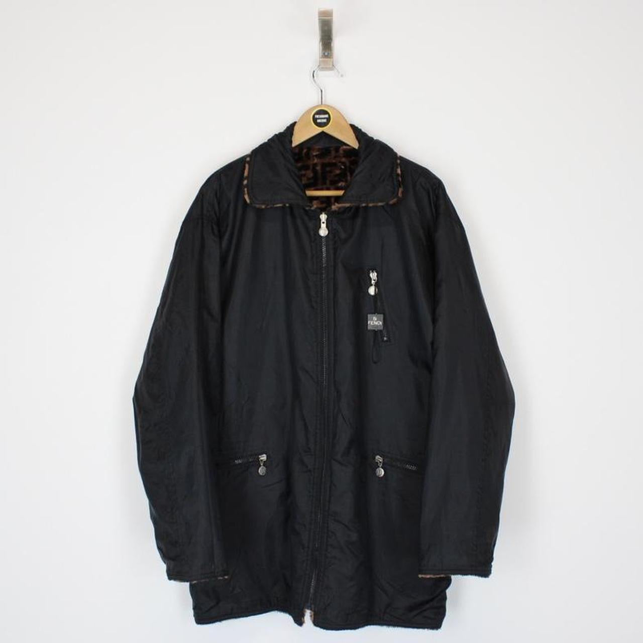 Vintage Fendi Faux Fur Reversible Jacket XL – Freshmans Archive