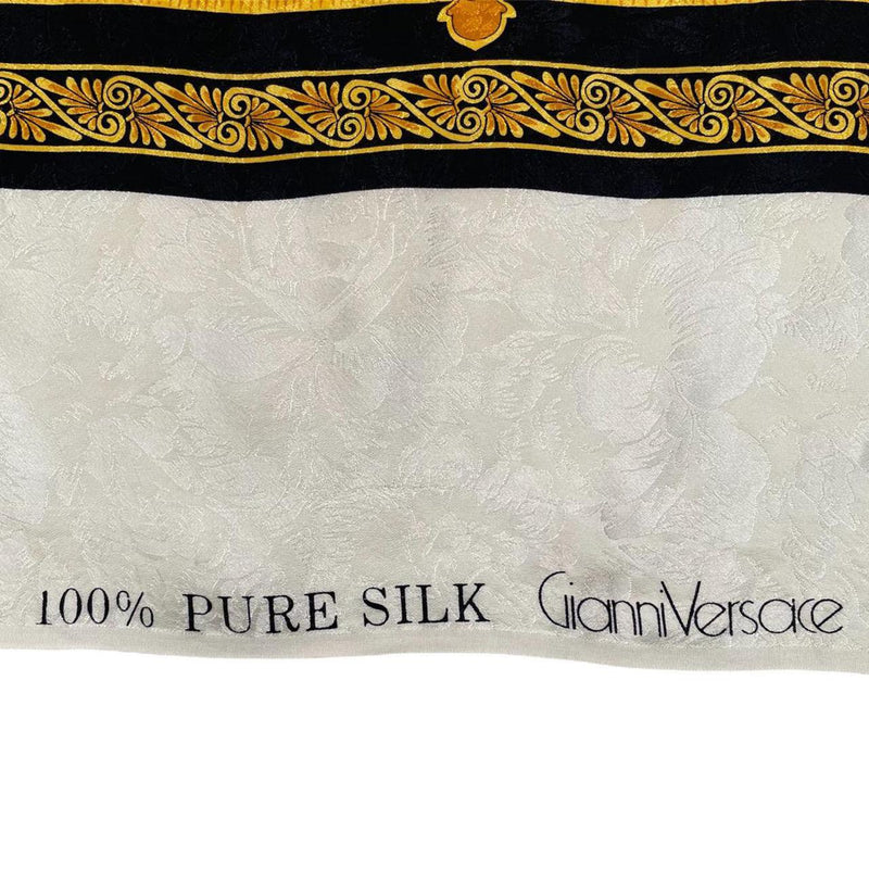 Vintage 90s Gianni Versace Baroque Silk Scarf
