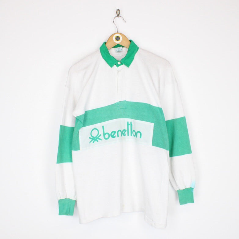 Vintage Benetton Rugby Shirt Small