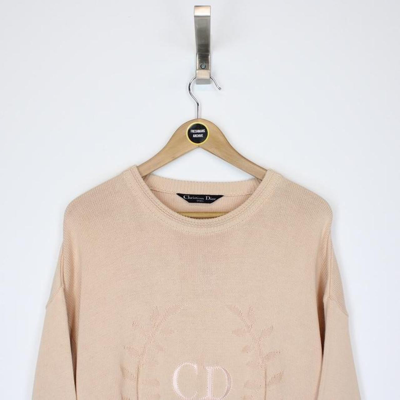 Vintage Christian Dior Knit Jumper Large