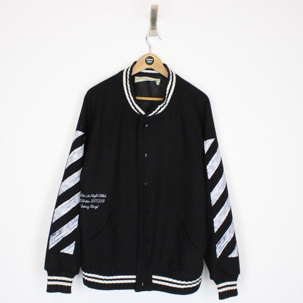 Off White Varsity Jacket Large