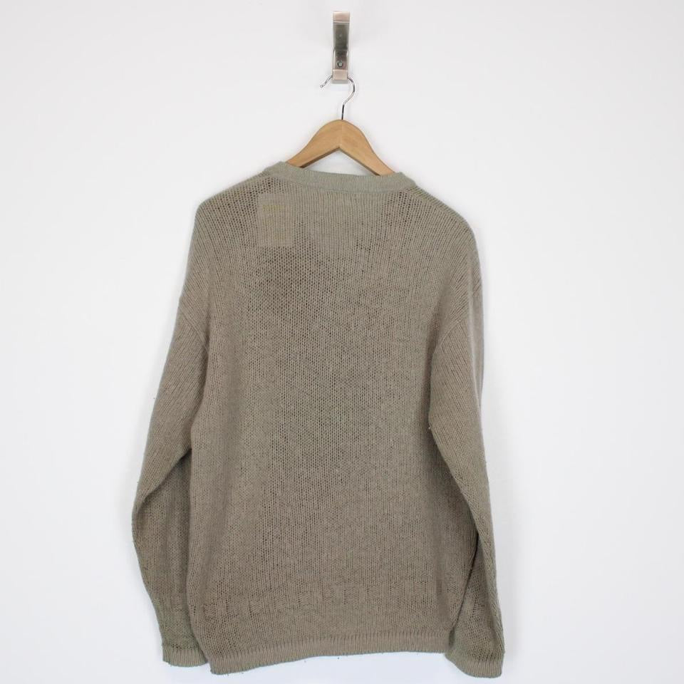 Vintage 80s Stone Island Wool Jumper M/L