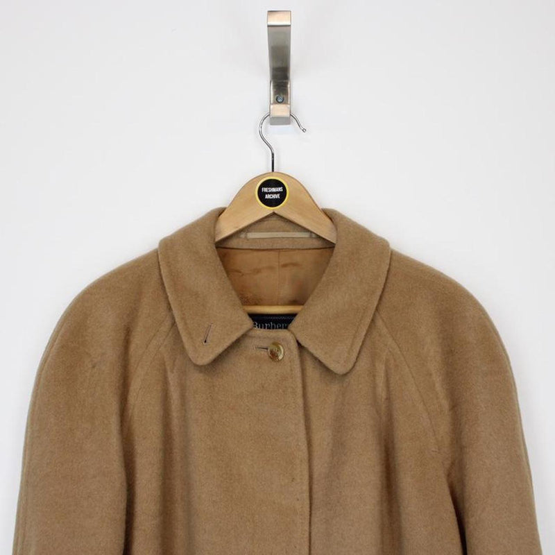 Vintage Burberry Camelhair Trench Coat XL