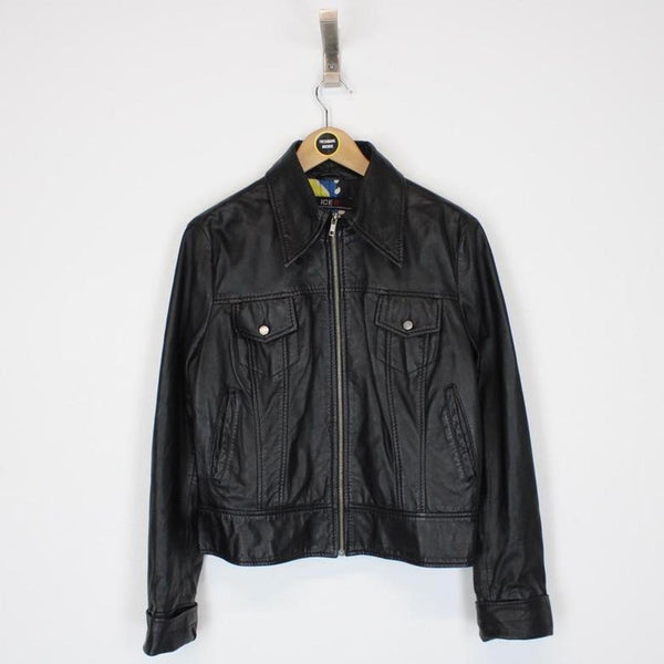 Vintage Iceberg Leather Jacket Large