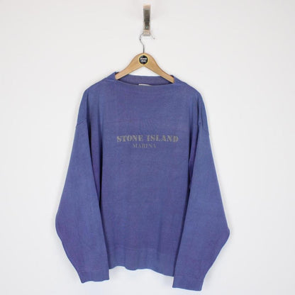 Vintage 80s Stone Island Marina Sweatshirt M/L