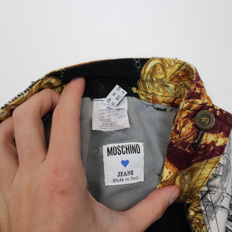 Vintage Moschino Peace and Love Skirt UK 14
