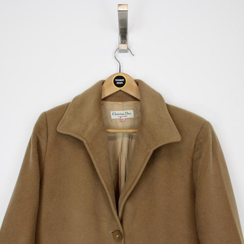 Vintage 80s Christian Dior Wool/Mohair Trench Coat XL – Freshmans ...