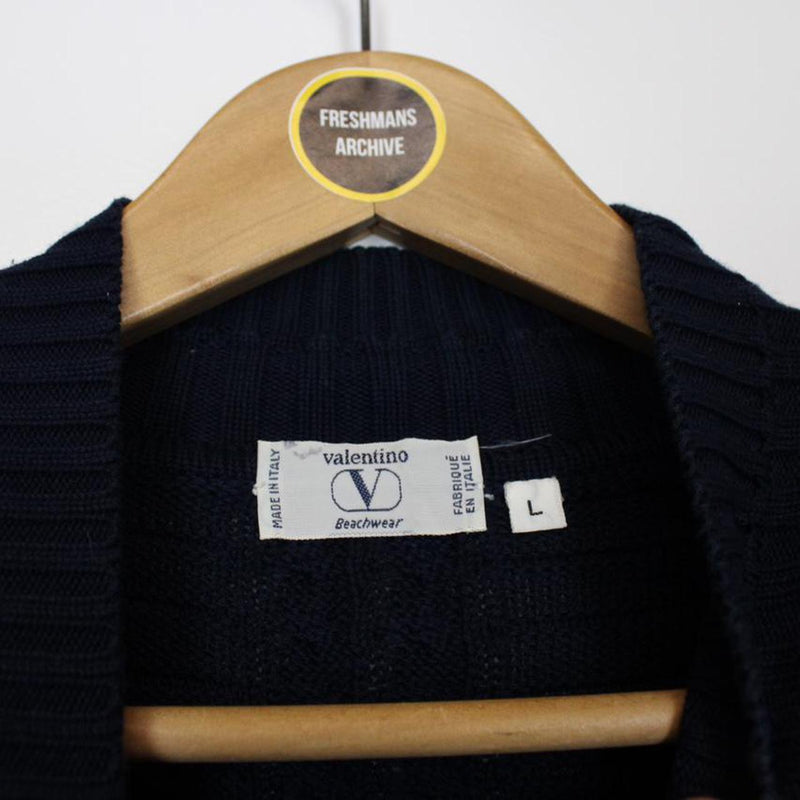 Vintage Valentino Cable Knit Jumper Large