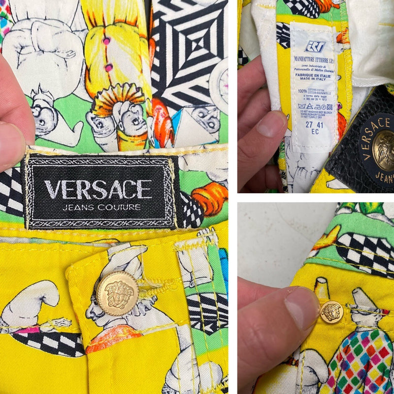 Vintage Versace Jeans Couture Jeans Small Freshmans Archive