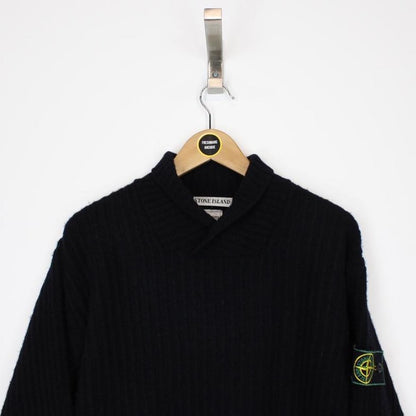 Vintage 80s Stone Island Wool Jumper Small