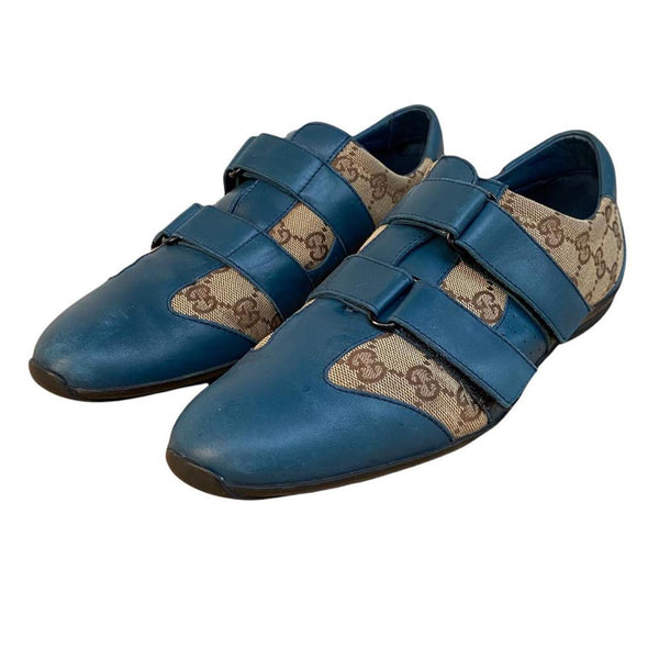 Vintage Gucci Monogram Dress Shoes UK 6.5