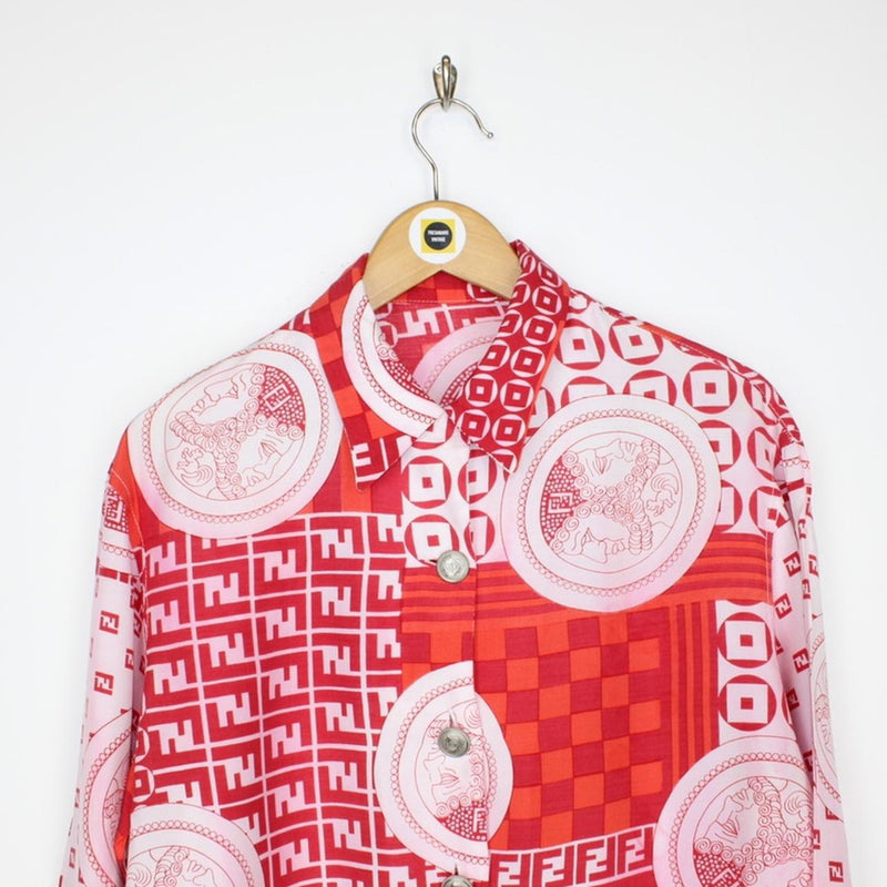 Vintage Fendi Monogram Blouse Large
