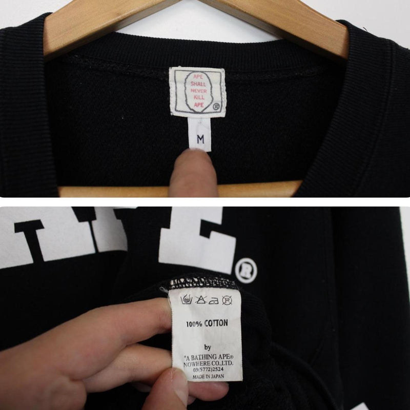 Vintage Bape Sweatshirt Medium