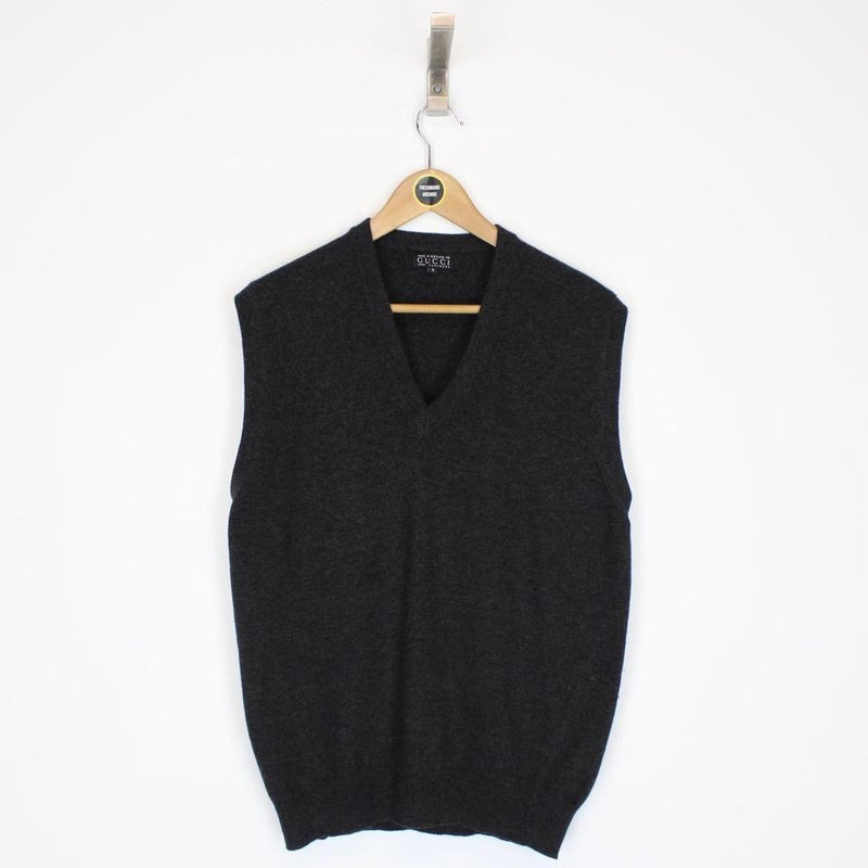 Gucci Wool Vest In Black