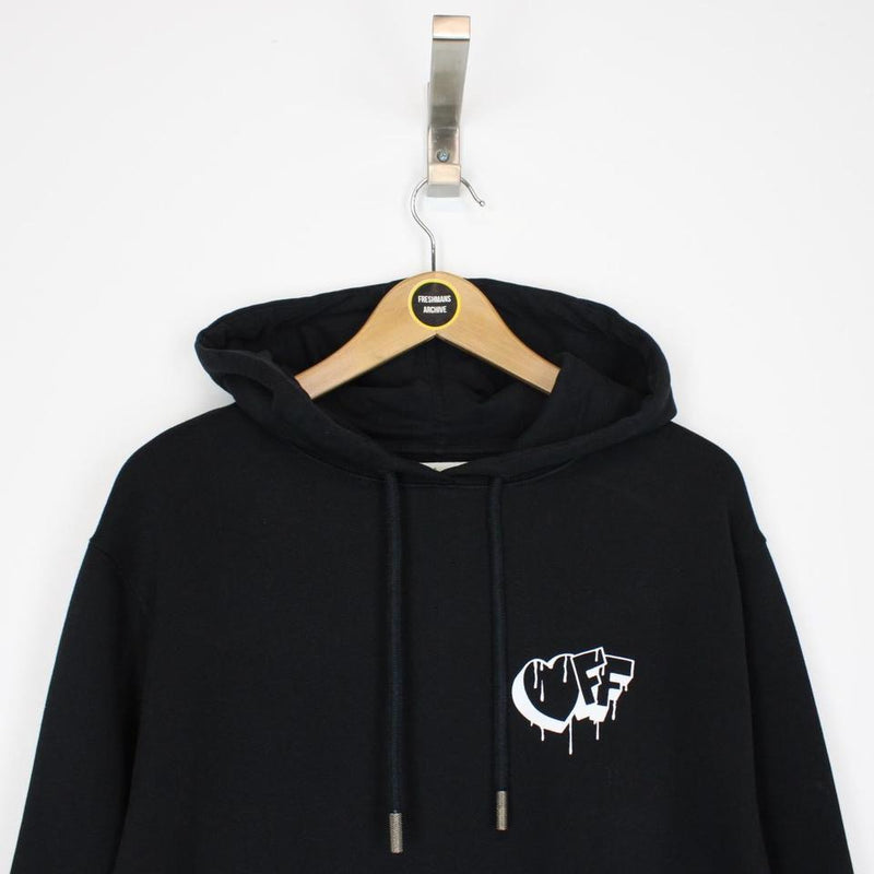 Off White Marker Graffiti Hoodie Small