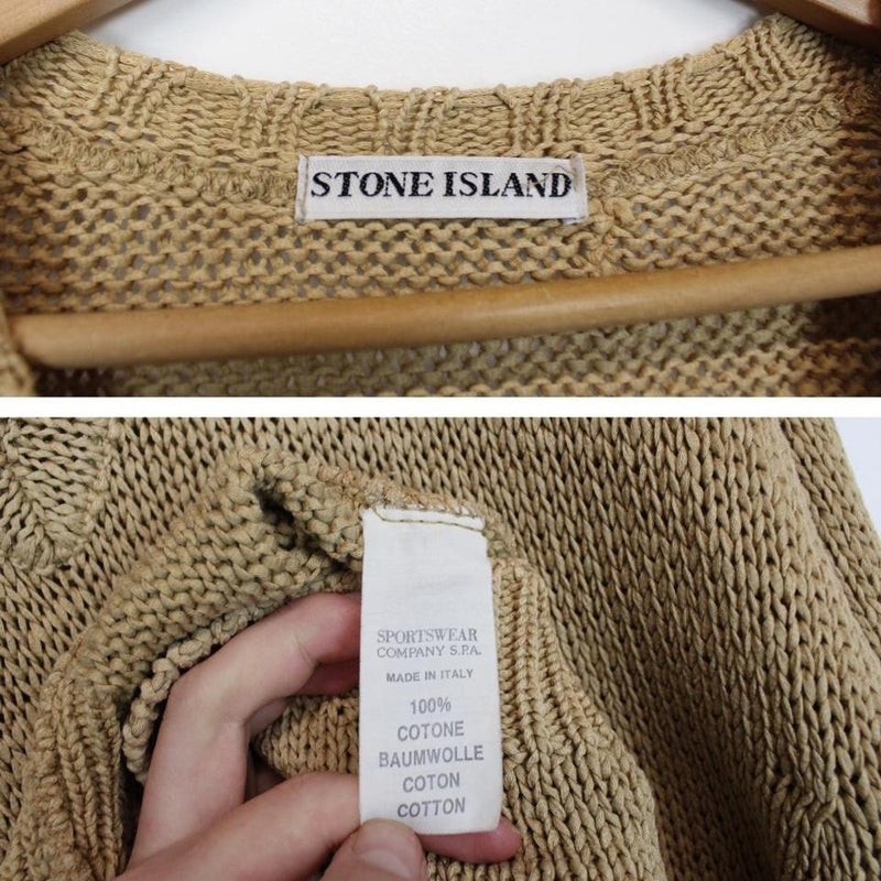Vintage 90s Stone Island Jumper Large