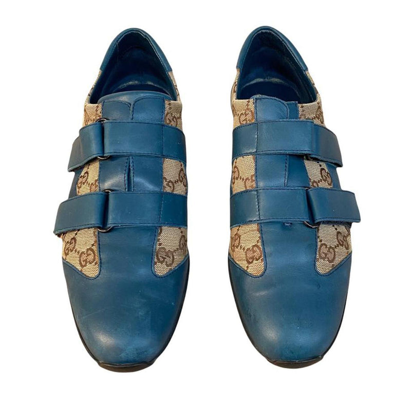 Vintage Gucci Monogram Dress Shoes UK 6.5