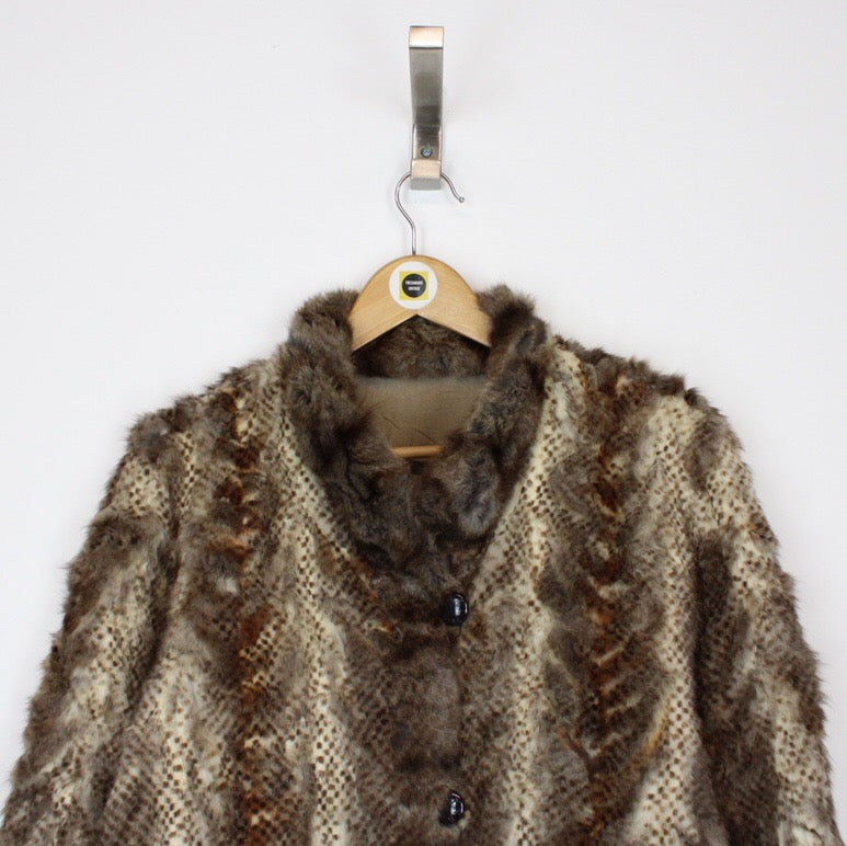 Vintage Balmain Reversible Fur Jacket Medium