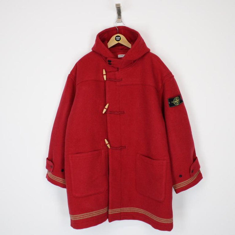 Vintage Stone Island AW 1986 Wool Montgomery Coat XL