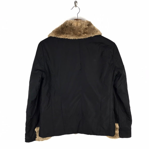 Vintage Christian Dior Faux Fur Jacket Medium