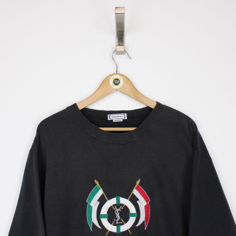 Vintage Yves Saint Laurent Sweatshirt Medium