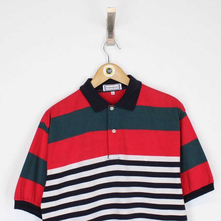 Vintage Yves Saint Laurent Polo Shirt Medium