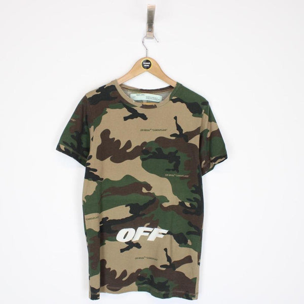 Off White Camo T-Shirt XS