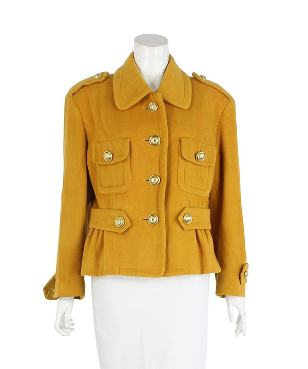 Moschino Cheap and Chic AW 1992 Wool Coat Small