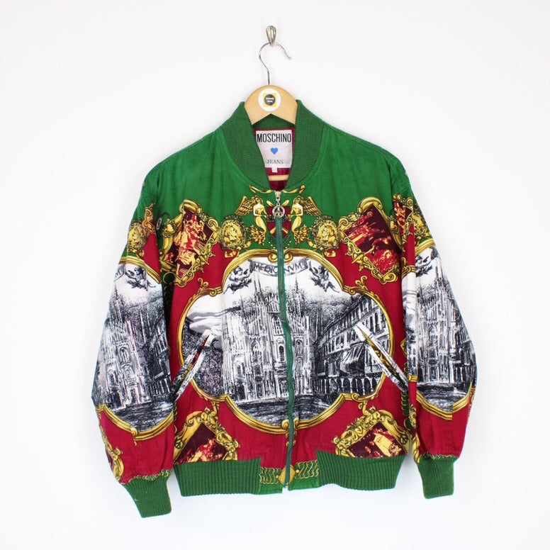 Vintage Moschino Jeans Bomber Jacket Medium