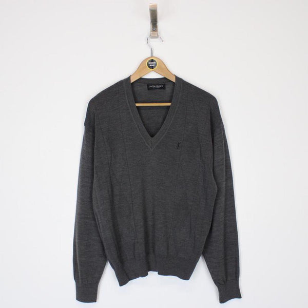 Vintage Yves Saint Laurent Knit Jumper Medium