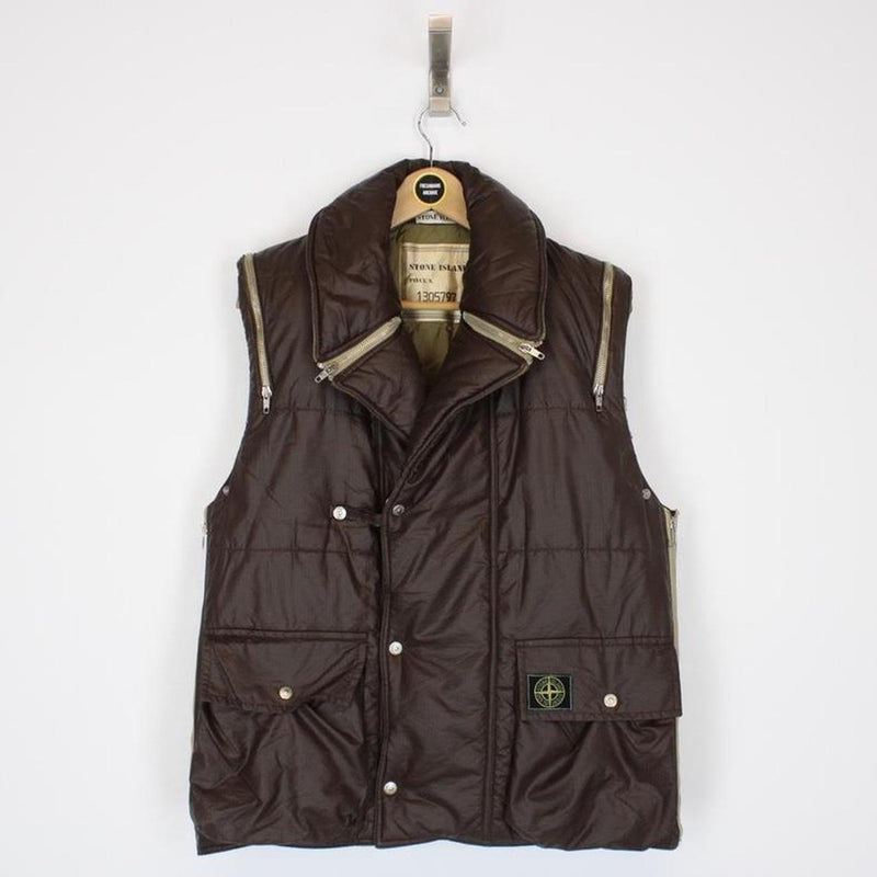 Vintage Stone Island AW 1989 Nylon Ripstop Vest Small