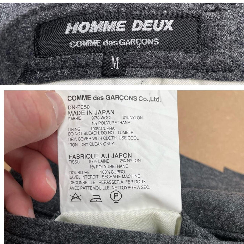 Comme des GarÃ§ons AD 2014 Wool Trousers Medium