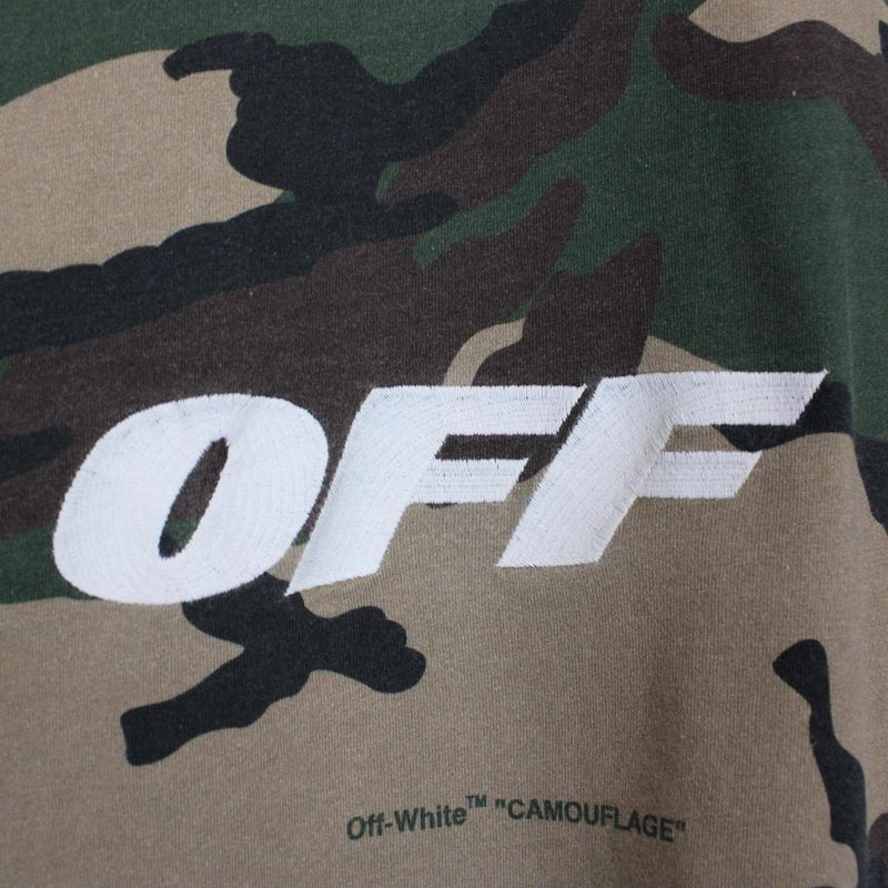 Off White Camo T-Shirt XS