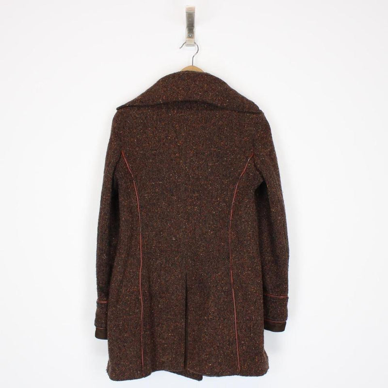 Dolce & Gabbana Tweed Wool Coat Medium