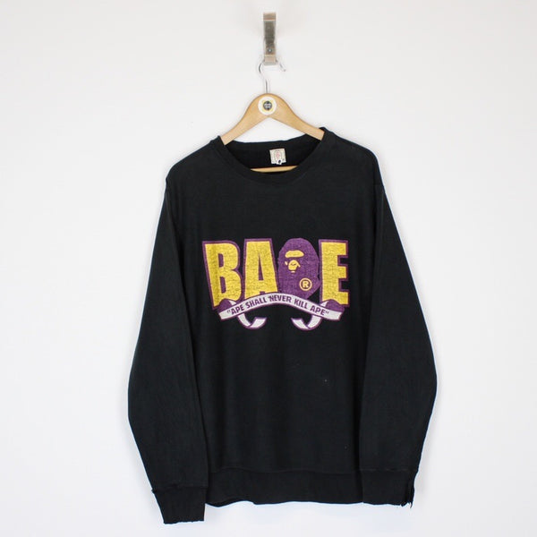 Vintage Bape Sweatshirt Medium