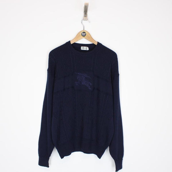 Vintage Burberry Wool Jumper Large