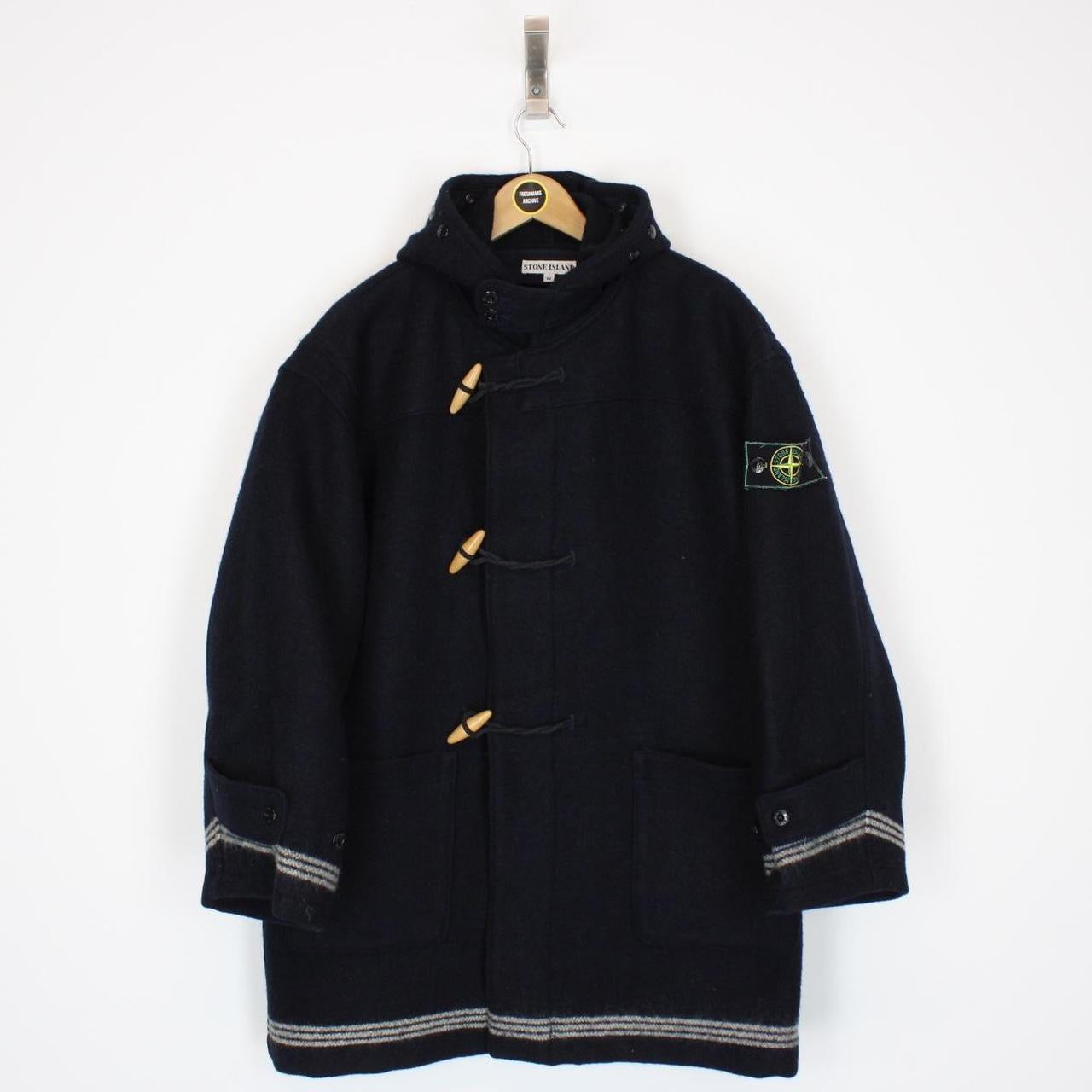 ジャケット・アウター 80s STONE  MONTGOMERY DUFFLE COAT STONE ISLAND 80s Montgomery duffle coat XL size Mint
