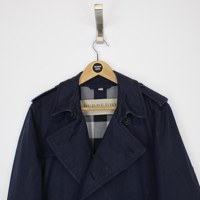 Burberry Brit Double Breasted Trench Coat Medium