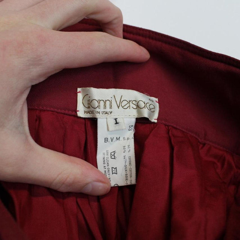 Vintage 80s Gianni Versace Midi Skirt Large