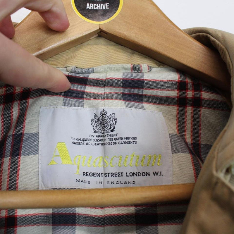 Vintage Aquascutum Trench Coat Medium