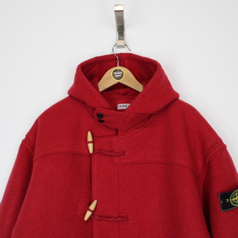 Vintage Stone Island AW 1986 Wool Montgomery Coat XL