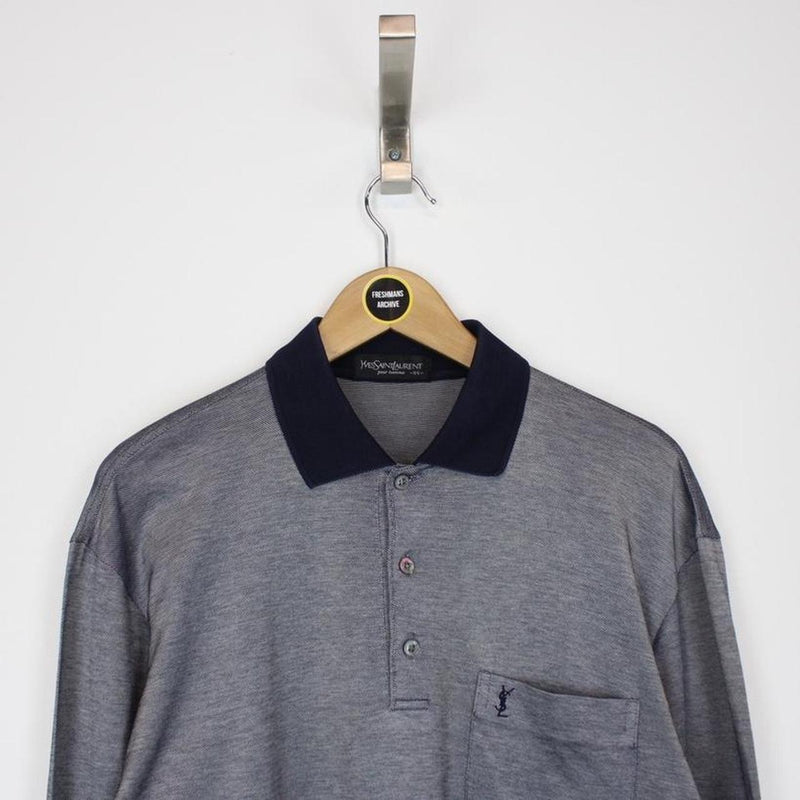 Vintage Yves Saint Laurent Polo Shirt Medium