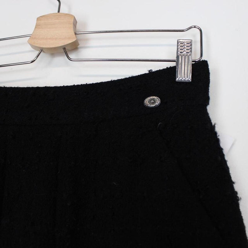 Vintage Chanel Wool Midi Skirt UK 10