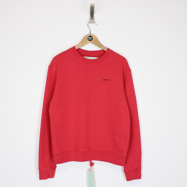 Off White Logo Sweatshirt Medium