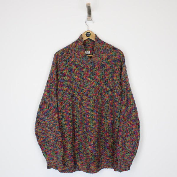 Vintage 80s CP Company Alpaca Knit Jumper XL