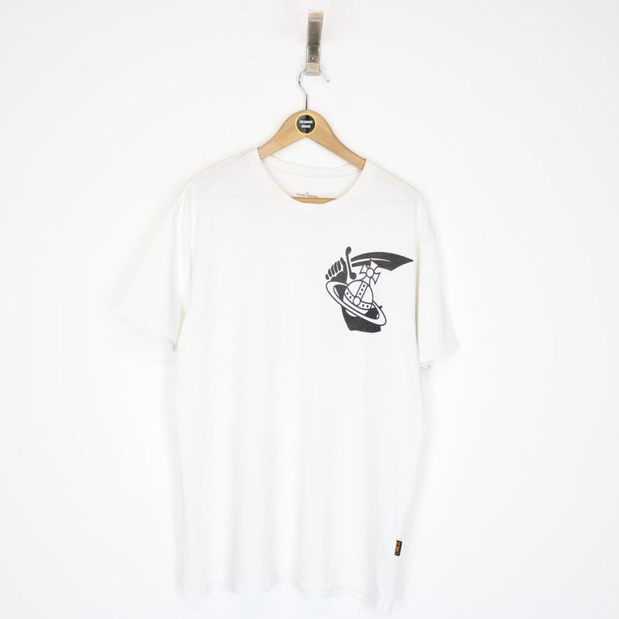 【関税&送料込】Vivienne Westwood White Cotton Oversize T-Sh Oversized T-shirt in WHITE | Vivienne Westwood®