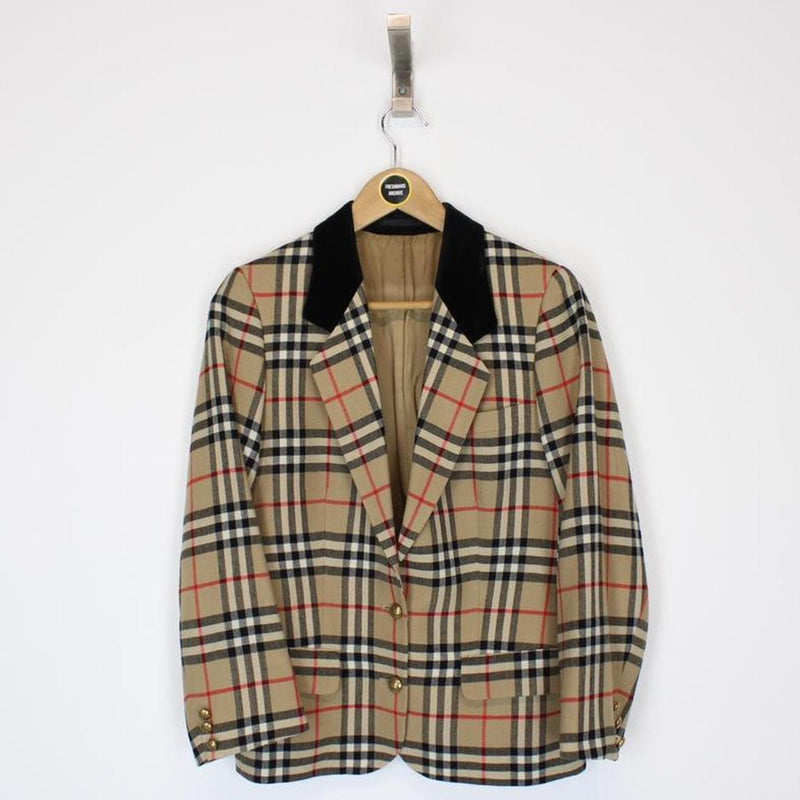 Vintage Burberry Wool Blazer Medium