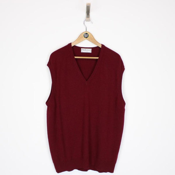 Vintage Burberry Lambswool Sweater Vest XL